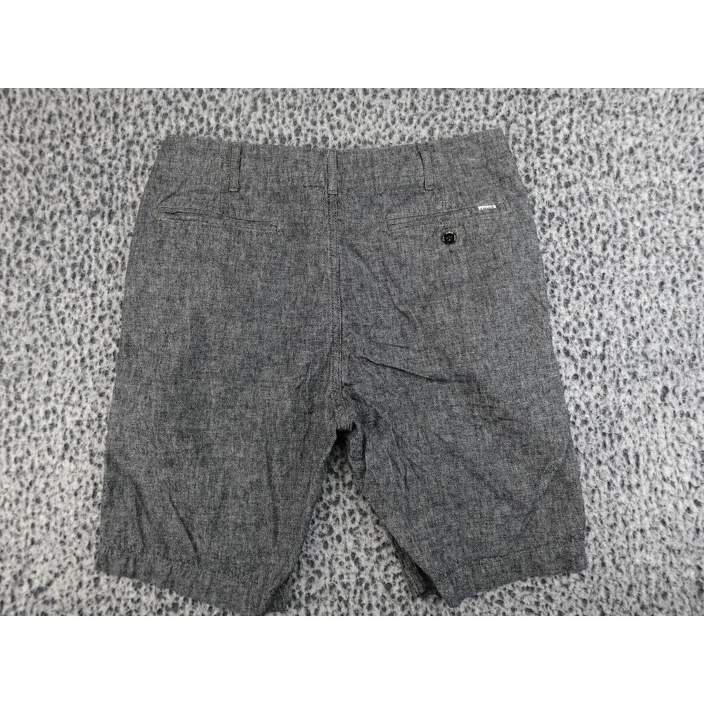 Levi's‎ Linen Blend Shorts Mens 32 Charcoal Gray Heathered 52438-0018